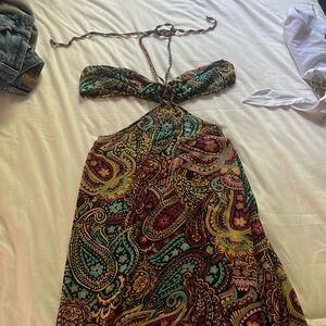 Long cutout summer dress